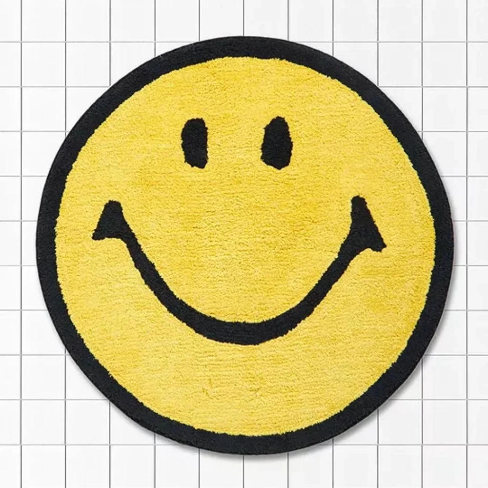 Urban Outfitters Smiley Face Bath Mat
